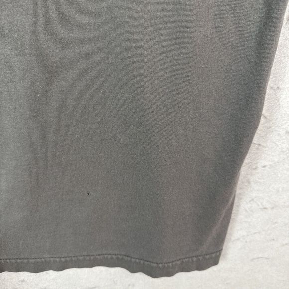 Nike Men T-Shirt Large Gray Y2K Swoosh Big Logo Crew Neck Short Sleeve Vintage - Picture 10 of 13